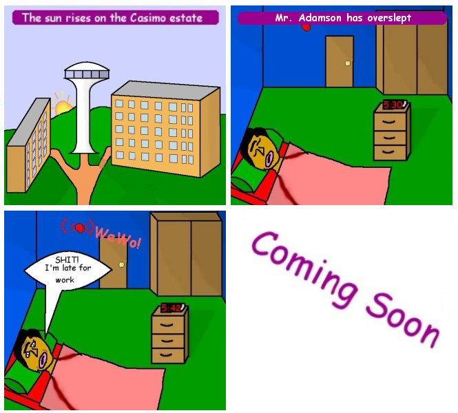 Mr. Adamson comic adventure